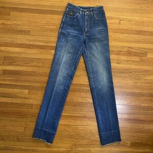 Vintage Sergio Valente Jeans Mens 29x36 Denim Straight Leg Made Hong Kong 90s